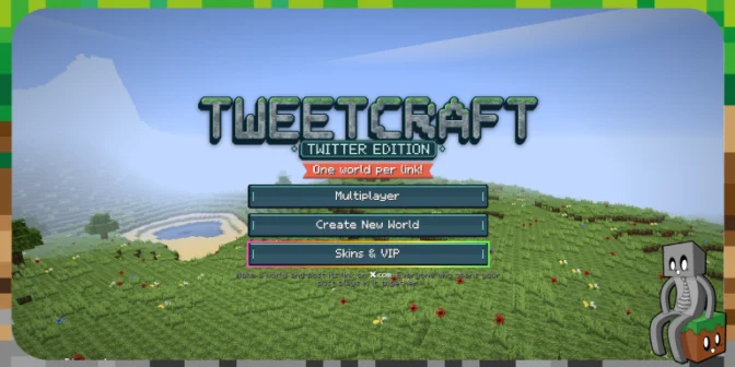 Tweetcraft : un clone de Minecraft multijoueur devient viral sur X
