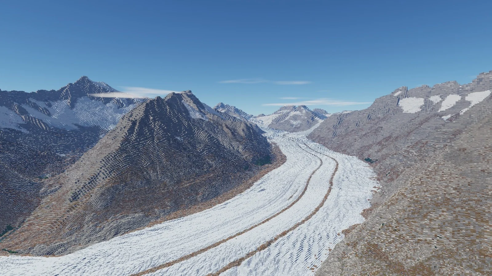 Le glacier d’Aletsch dans Manifold