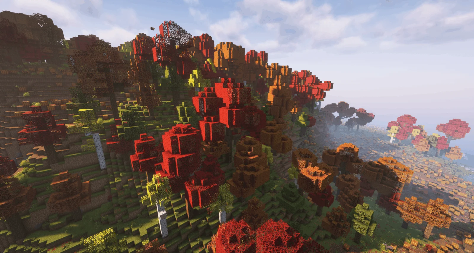 Forêt automnale de Landscapes Reimagined Genesis