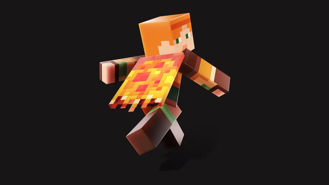 Slice Slayer Cape dans Minecraft Dungeons II