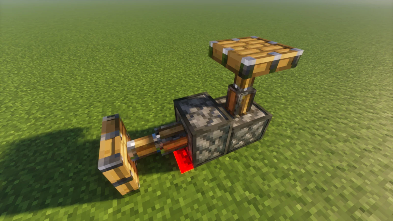 Piston Minecraft illustrant les modèles détaillés du pack SPBR